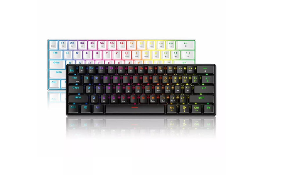 S61 GAMING KEYBOARD 60% (BLACK/WHITE) S61 GAMING KEYBOARD 60% (BLACK/WHITE)
